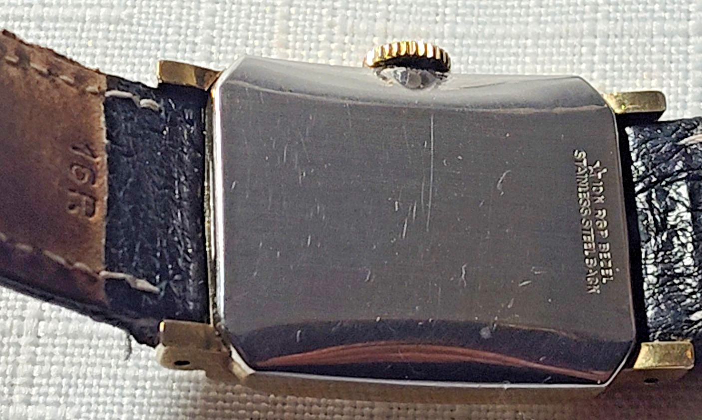 Elgin Dura Power cal 673 ref 6519 watch with original band 10K RGP Repair