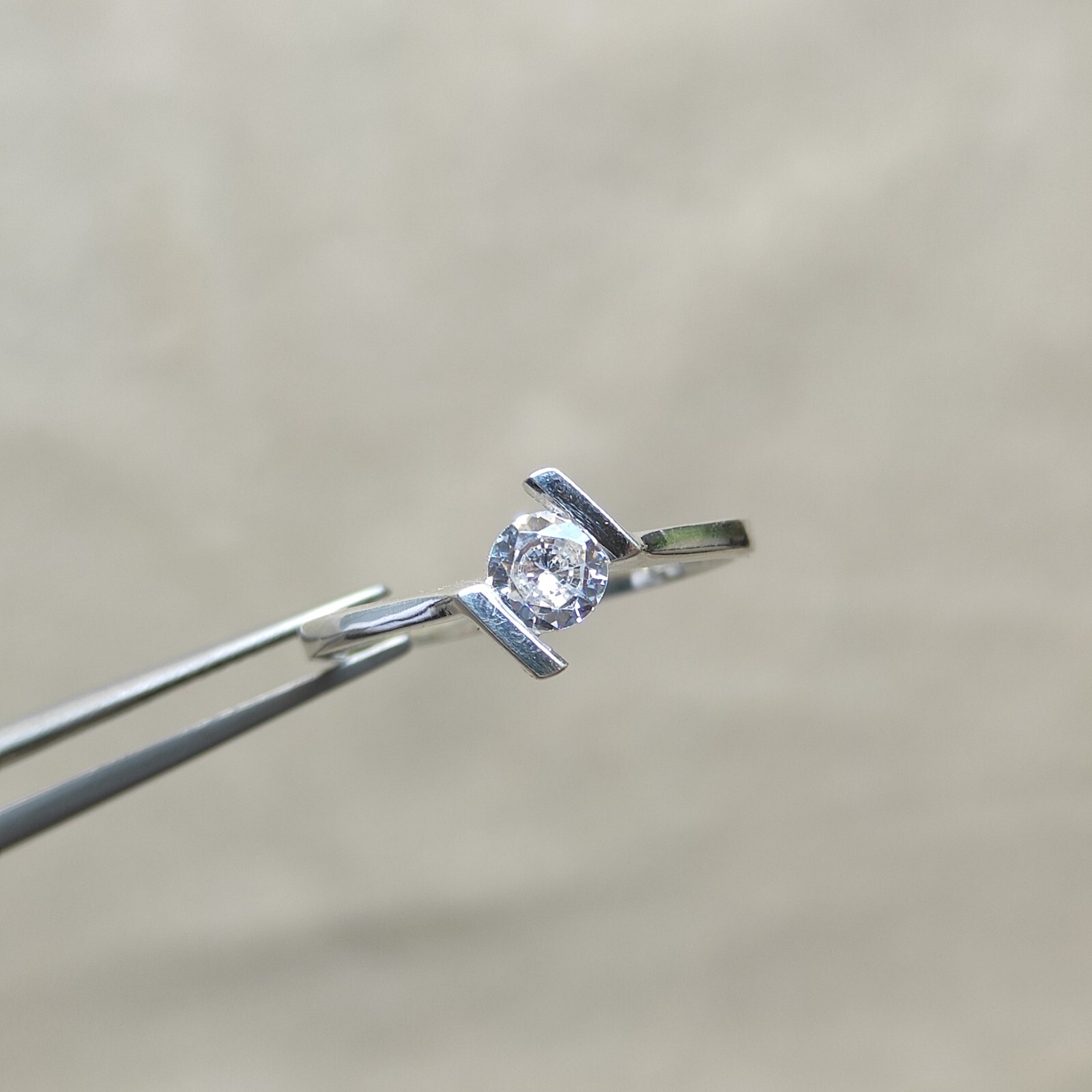 Amazing white simulant diamond ring | American diamond ring | Ring gift C6889