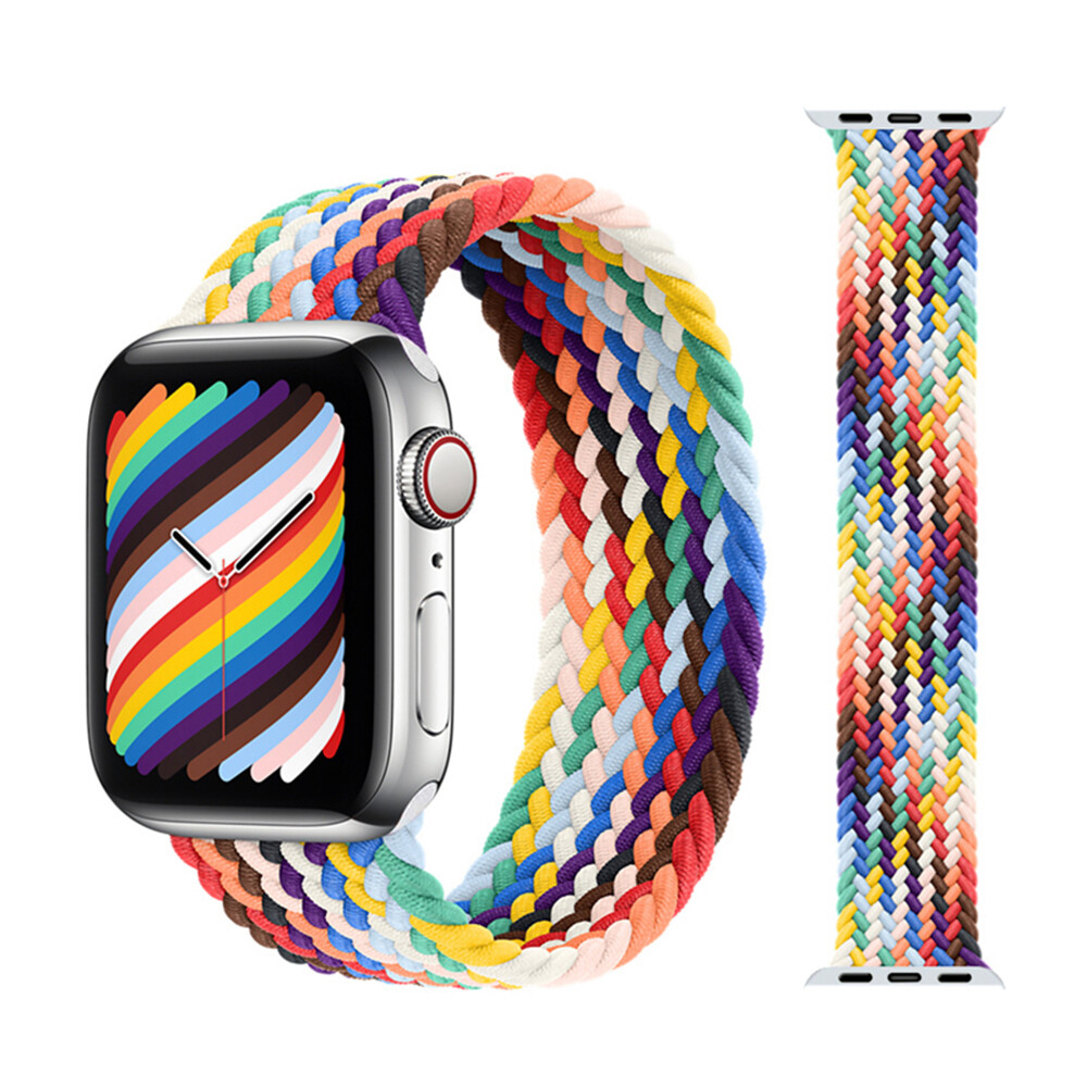 For Apple Watch 10-SE Ultra 2 Braided Solo Loop Band Size 38/41/42/44/45/46/49MM