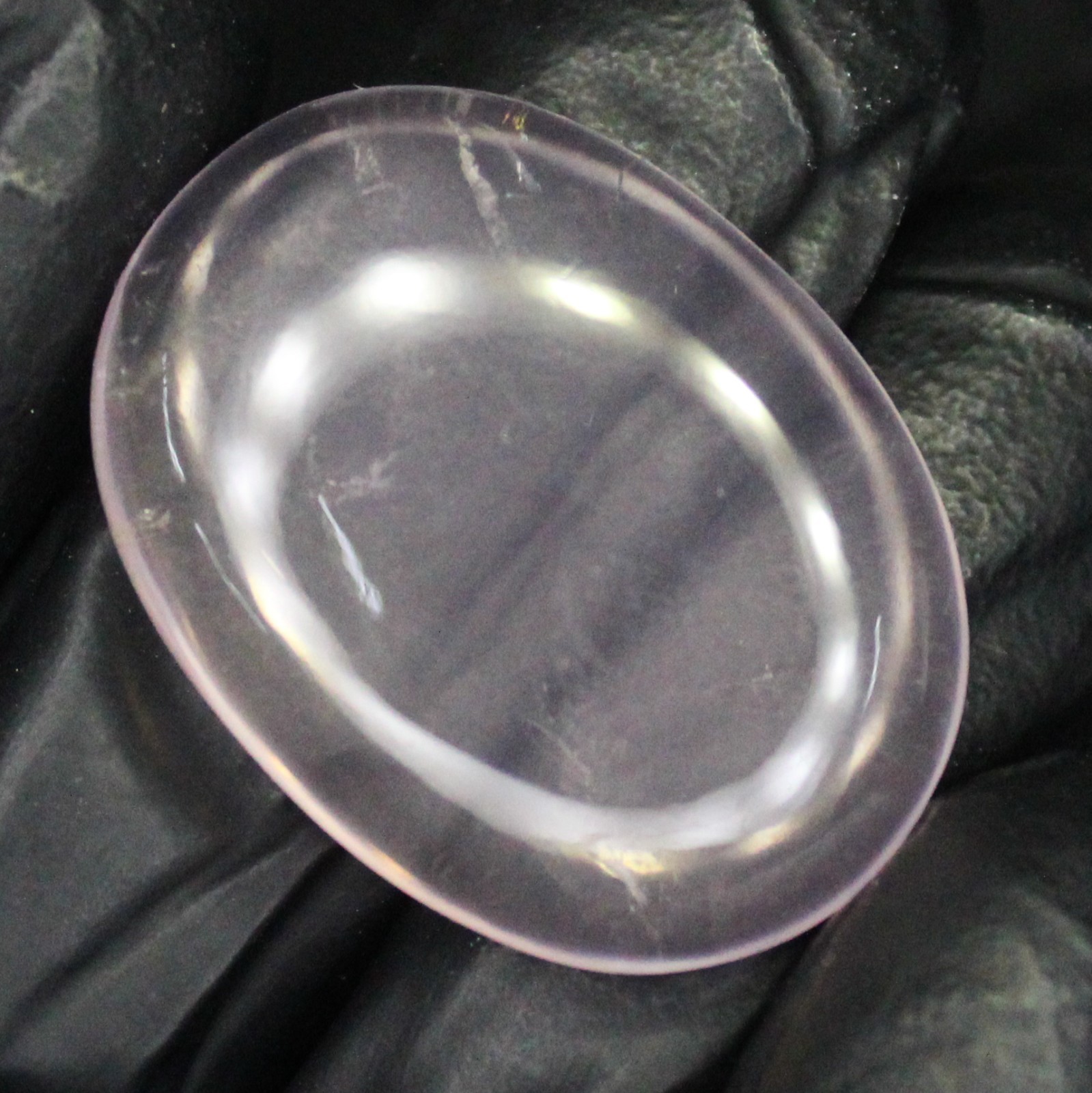 Natural Pink Rose Quartz Cabochon In Oval Shape 28.00 Carats 27x20x6 mm Size