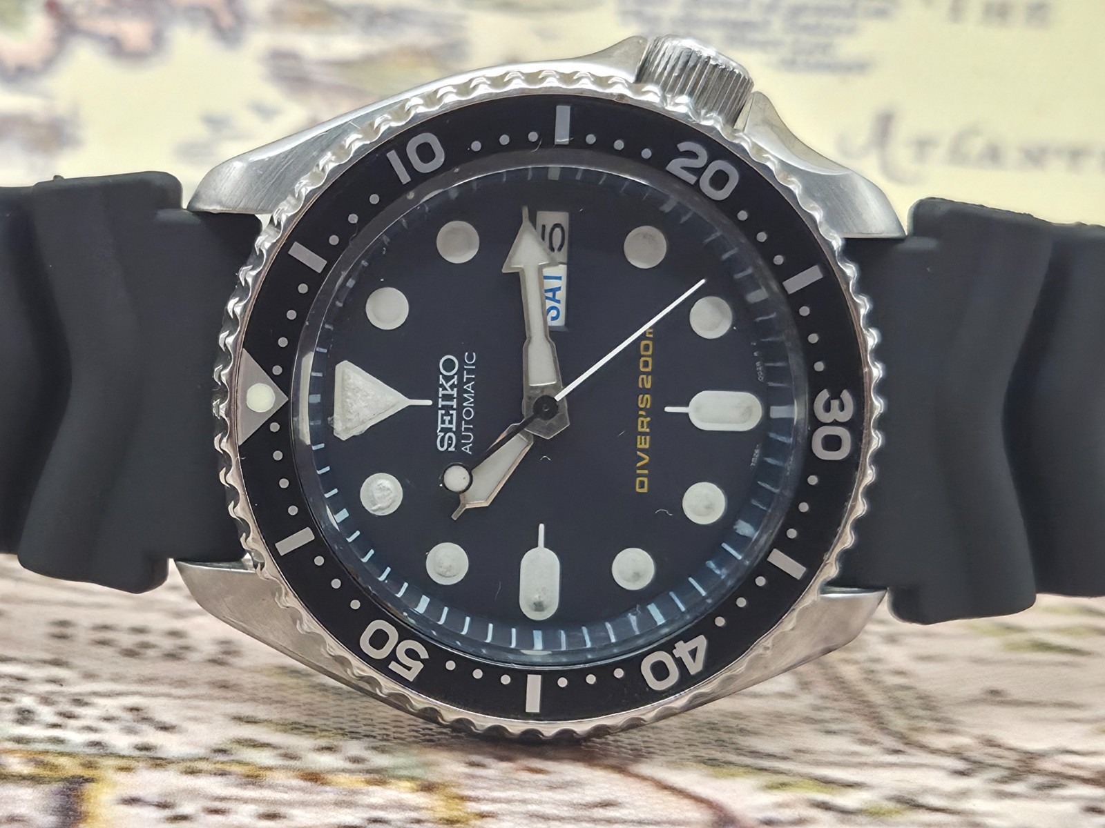 Seiko Automatic Watch SKX007 Mens Scuba Divers 200M 7S26-0020 c.June 1997 BOXED