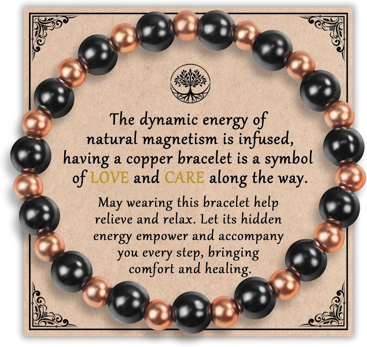 Copper Bracelets for Women Magnetic Bracelets for Men 99.9% Pure Copper Jewelry