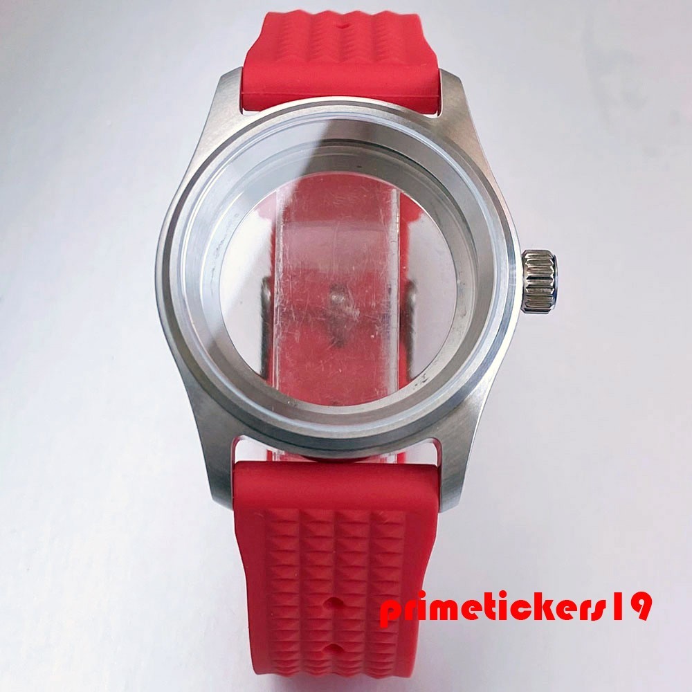 36/39mm Pilot Watch Case+Band Fit NH35 NH36 NH34 ETA2824 PT5000 Miyota8215 821A