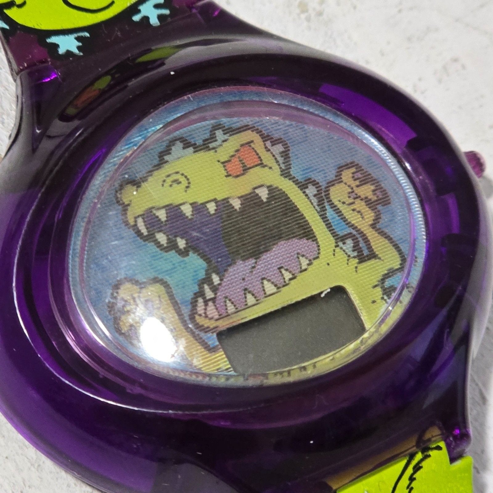 Vintage 1998 The Rugrats Movie Reptar Digital Watch Nickelodeon 90s Kids