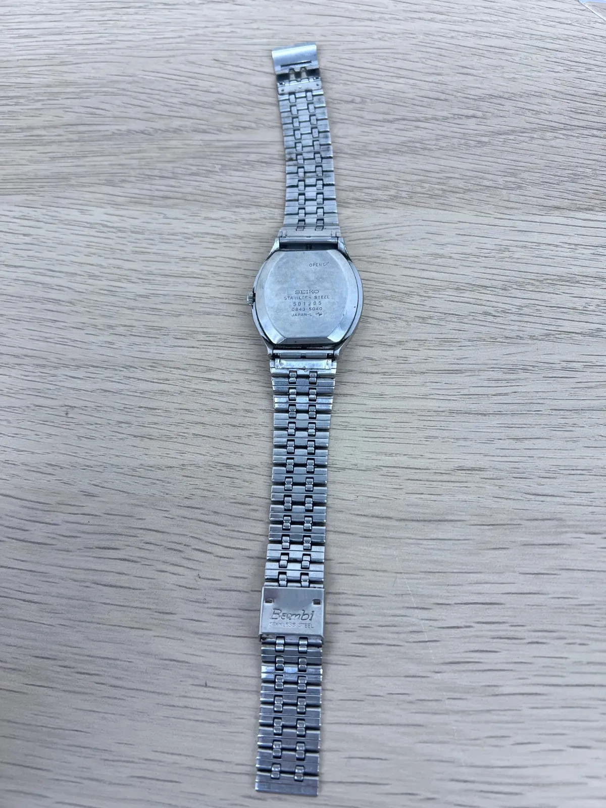 × [Non-functional] Seiko SEIKO 1970s Vintage Quartz Men’s Watch [Watch] [1]