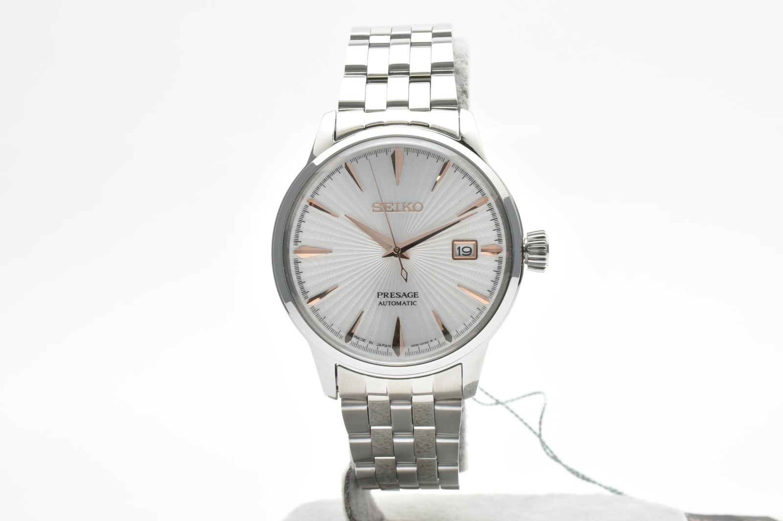 [ MINT] Box Seiko Presage 4R35-01T0 Automatic SARY137 White Men’s Watch JAPAN