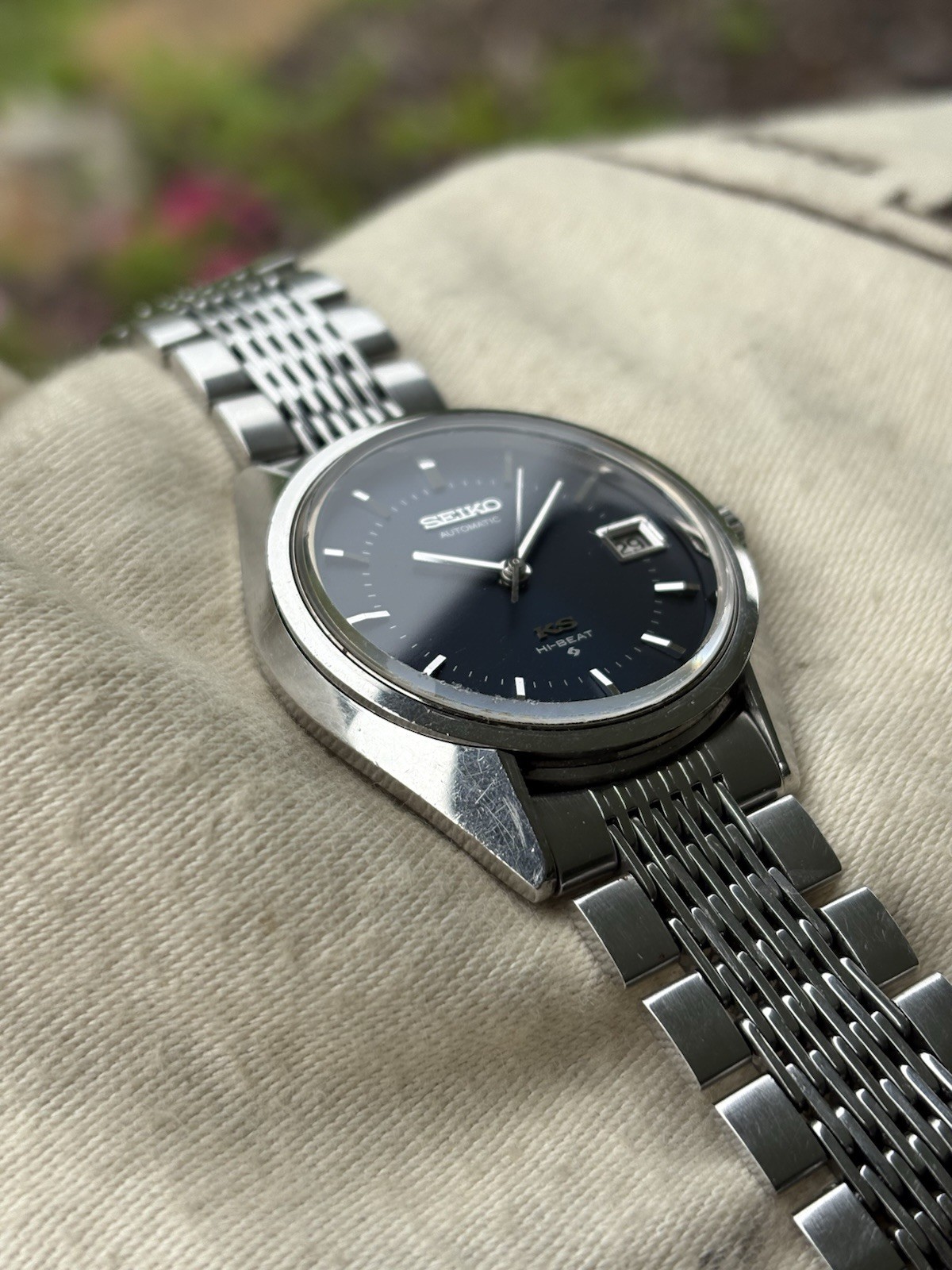 King Seiko 5625-7110 Hi-Beat | Original Blue Dial | Serviced 2025 | Vintage 1972