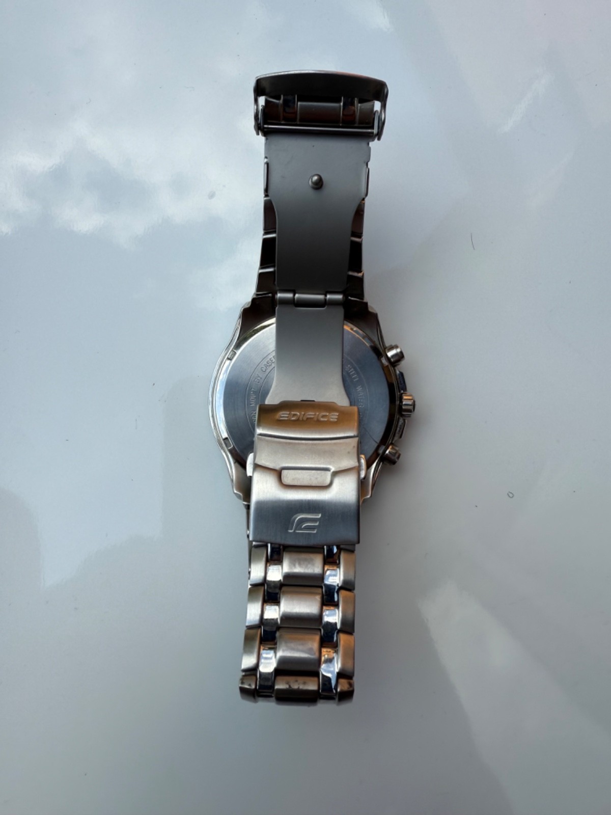 MENS WATCH CASIO EDIFICE 589 CHRONOGRAPH MENS WATER RESISTANT 100M 10BAR