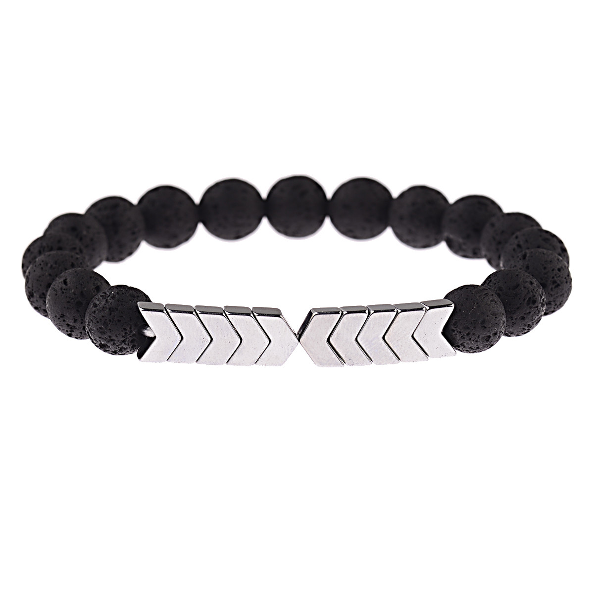 10MM Lava Stone Sacred Arrow Beads Bracelets Hot Sacred Arrow Diffuser Bracelets