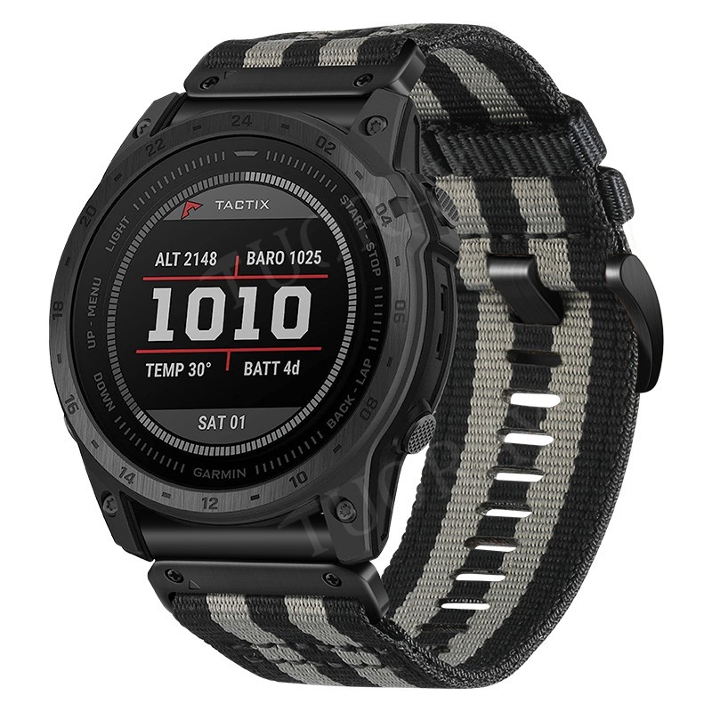Nylon Band For Garmin Fenix 8 E 7 7X 6 6X 5 5X 3 HR Approach S62 S60 Watch Strap