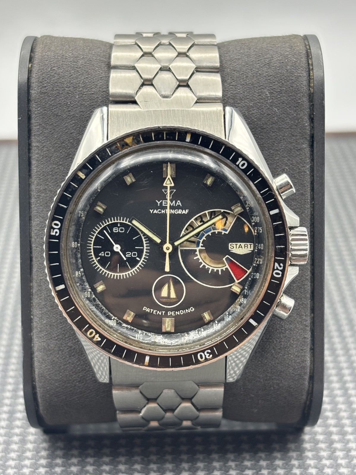 *ULTRA RARE* Yema Yachtingraf Regatta Timer type 6 ‘White Ship’ vintage SERVICED