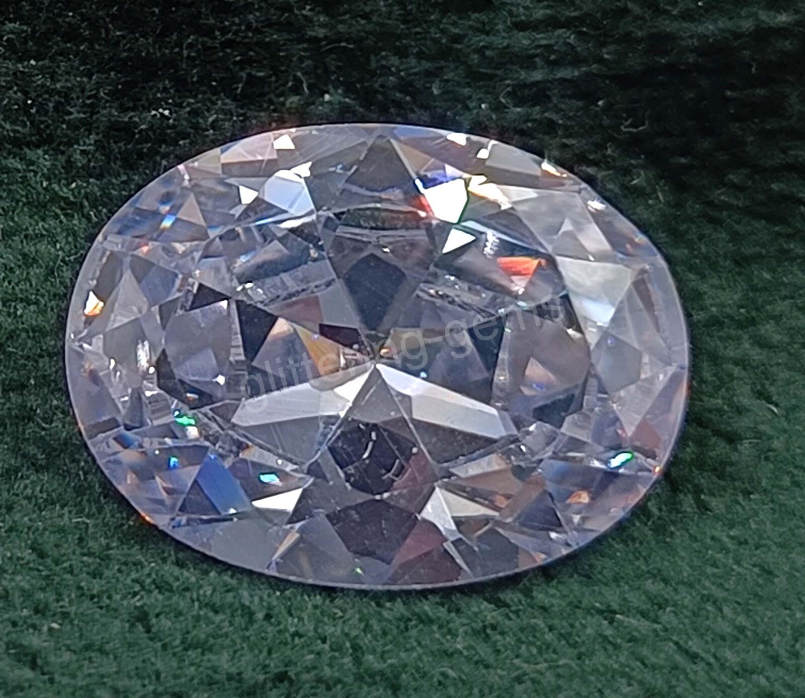Best white Sapphire Natural 15.00 Ct Oval Cut Ceritified Loose Gemstone 5JST