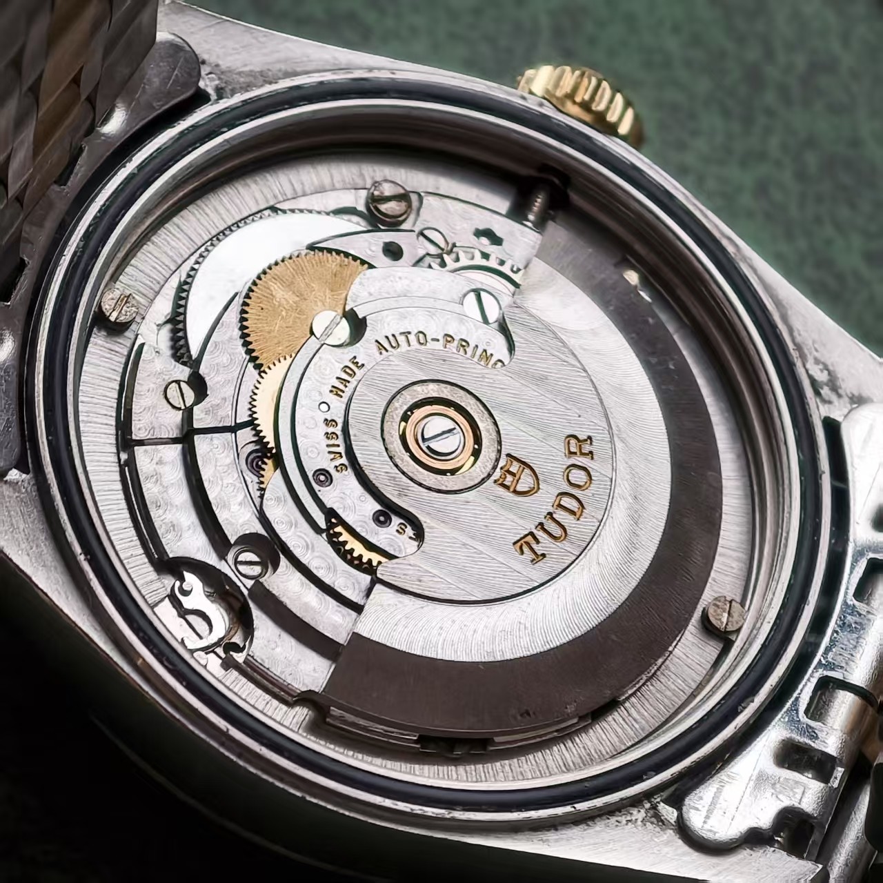 Tudor White Dial Prince 76213 Date Men’sWatch Automatic 36mm Gilding Roman Scale