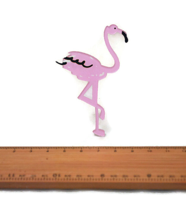 Unicorn Flamingo Watermelon and Citrus Novelty Brooch Cute Fun Retro