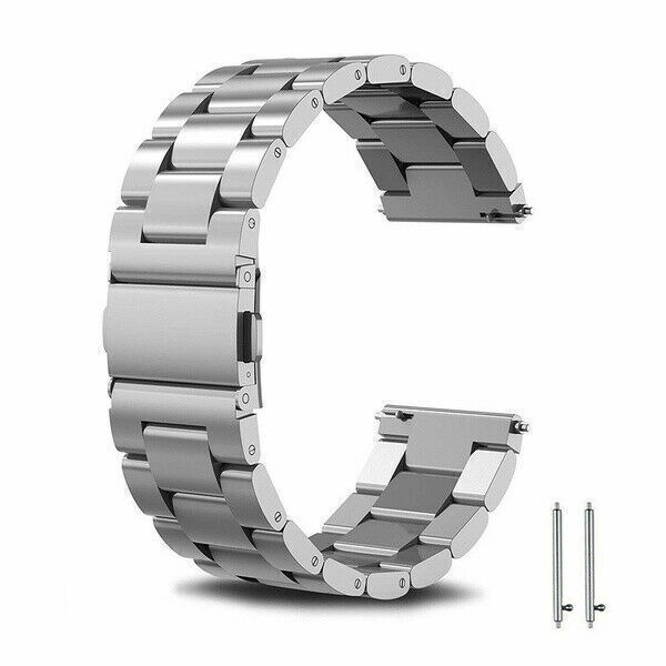 For Samsung Galaxy Watch 5 40/44mm/5 Pro 45mm 4 Classic 42/46mm Metal Band Strap