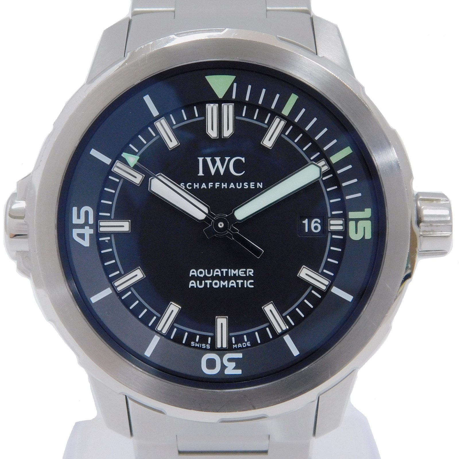 IWC SCHAFFHAUSEN Aquatimer IW329001 S.Steel Automatic Wrist Watch #1494B