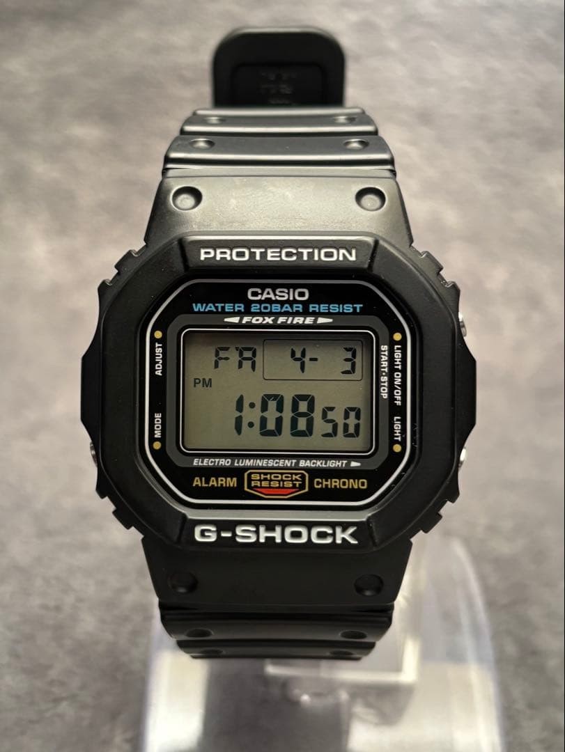 CASIO G-SHOCK DW-5600E, battery replaced with a new one.