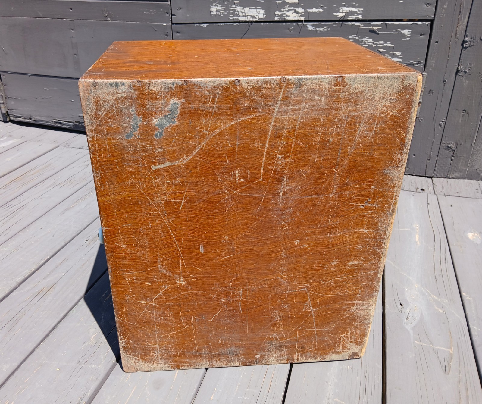 Antique Counter Top Watch Repair Cabinet Grain Painted 4 Drawers 1860s