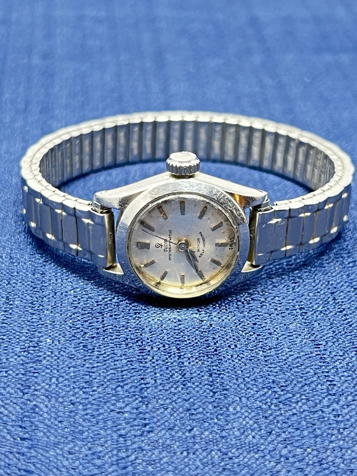 1960-70s Tudor Oyster Princess Rotor Self Winding Swiss Rolex Case Women’s Watch