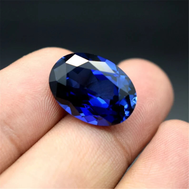 Blue Sapphire Oval Cut Genuine Loose Gemstone Oval Shape 4x5mm, 5×7 mm