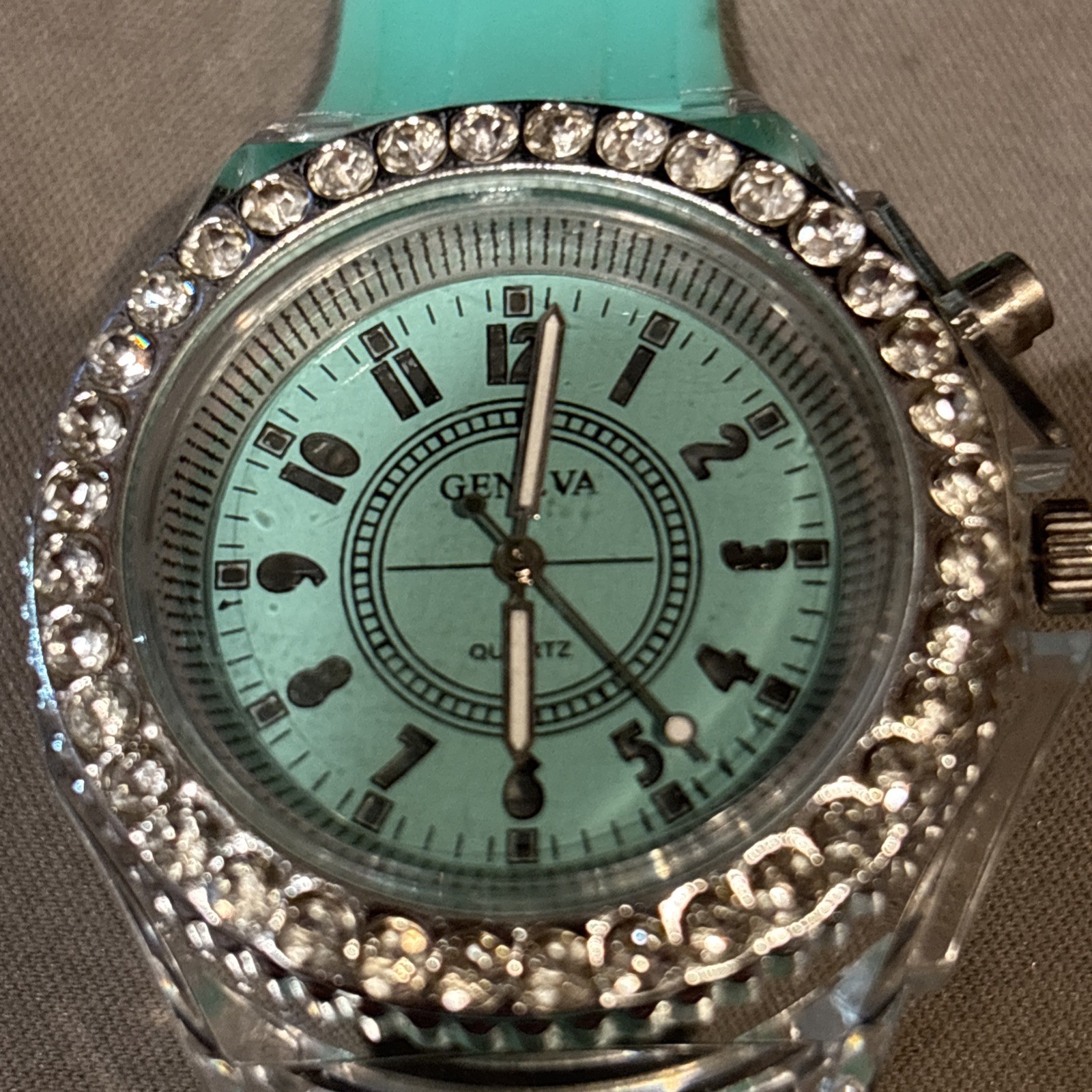 Geneva flashing light Jelly watch unisex adult or kids working watch