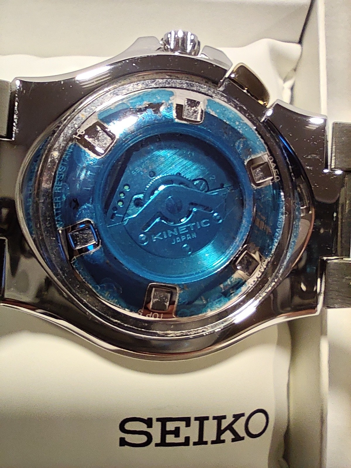 NOS/RARE Seiko Coutura Kinetic Men’s Watch, variation 5M84-0AF0 SRN063