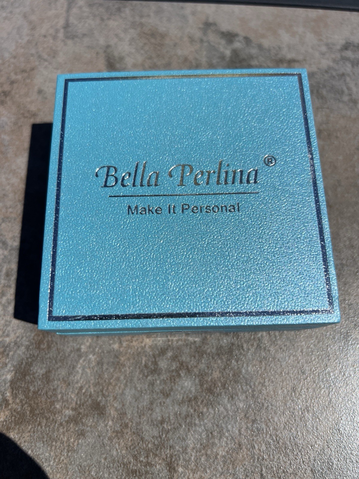 Bella Perlina Beaded Bracelet, Blue Murano, Pearl, And Gold Tone New In Box