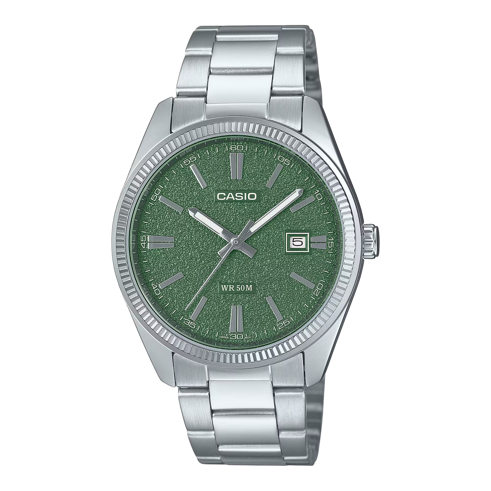 CASIO MTP-1302DA-3AV MTP1302 GREEN 38.5MM QUARTZ ANALOG WATCH