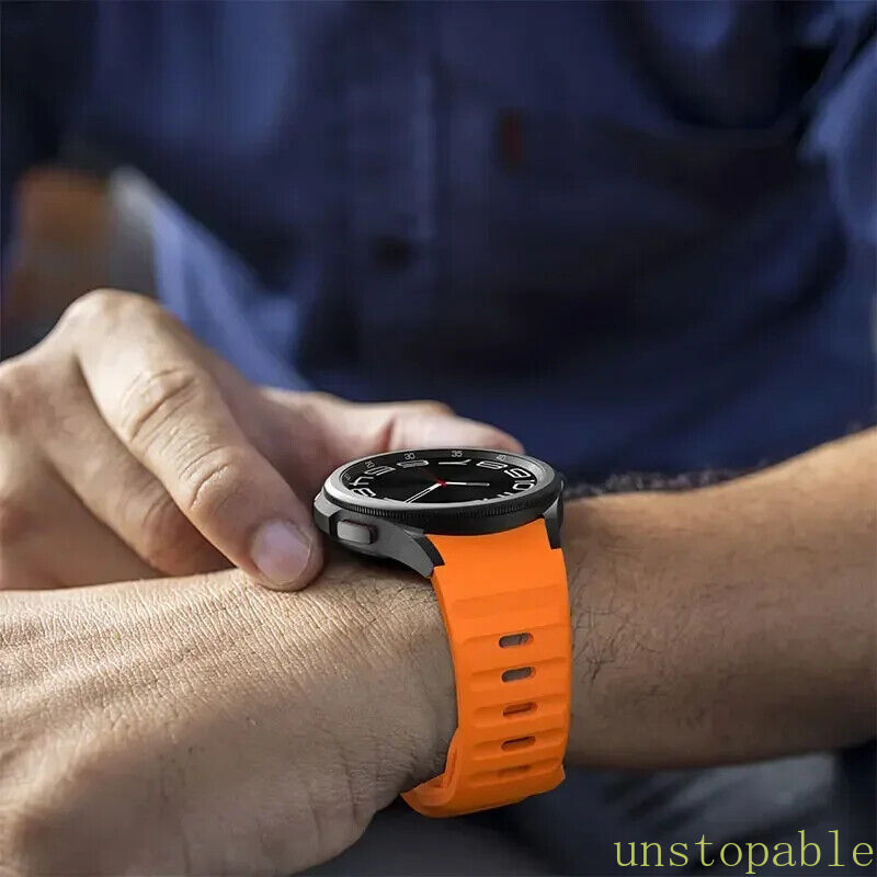 Silicone Band+Case for Samsung Galaxy Watch 7 6 5 4 FE 40mm 44mm Classic 43/47mm