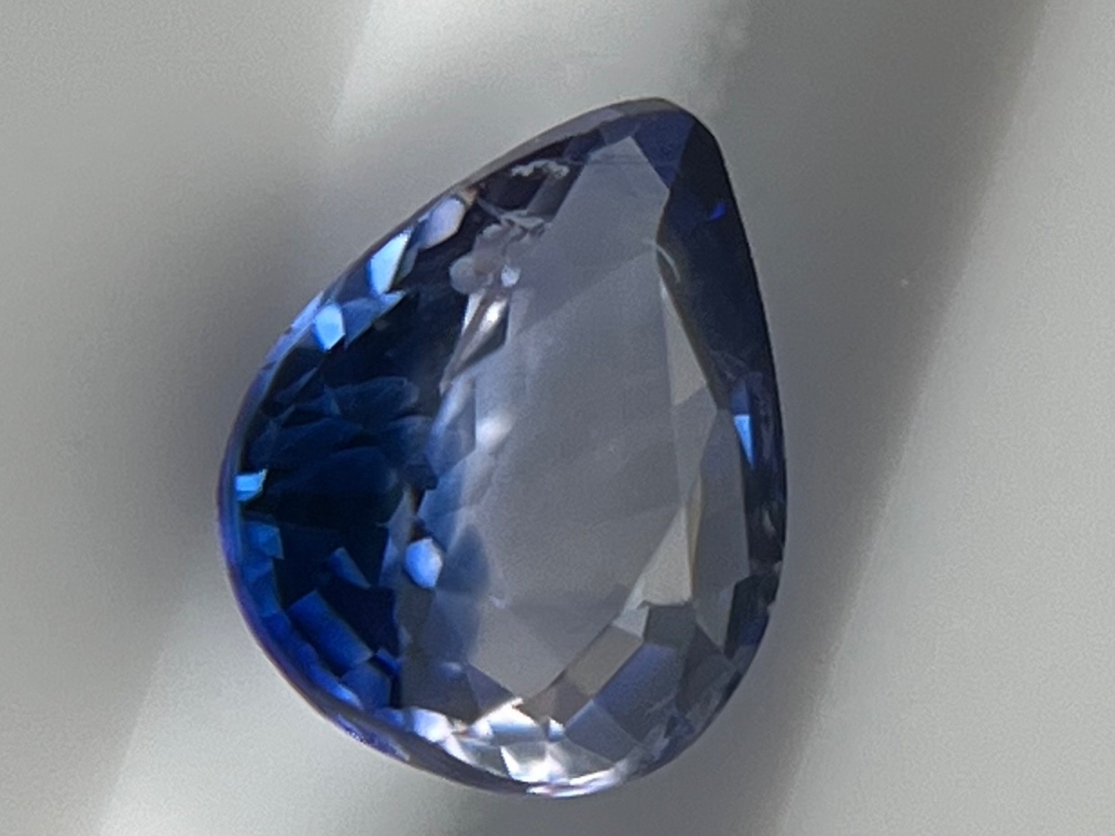 Natural Blue Sapphire Pear Cut Loose Gemstone .68 Ct 5.81 x 4.70 mm BLS-32