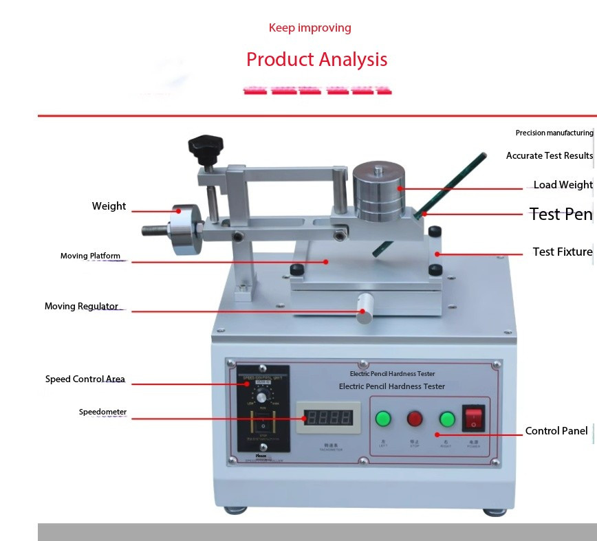 Electric Pencil Hardness Tester Paint Coating Surface Hardness Gauge 220v