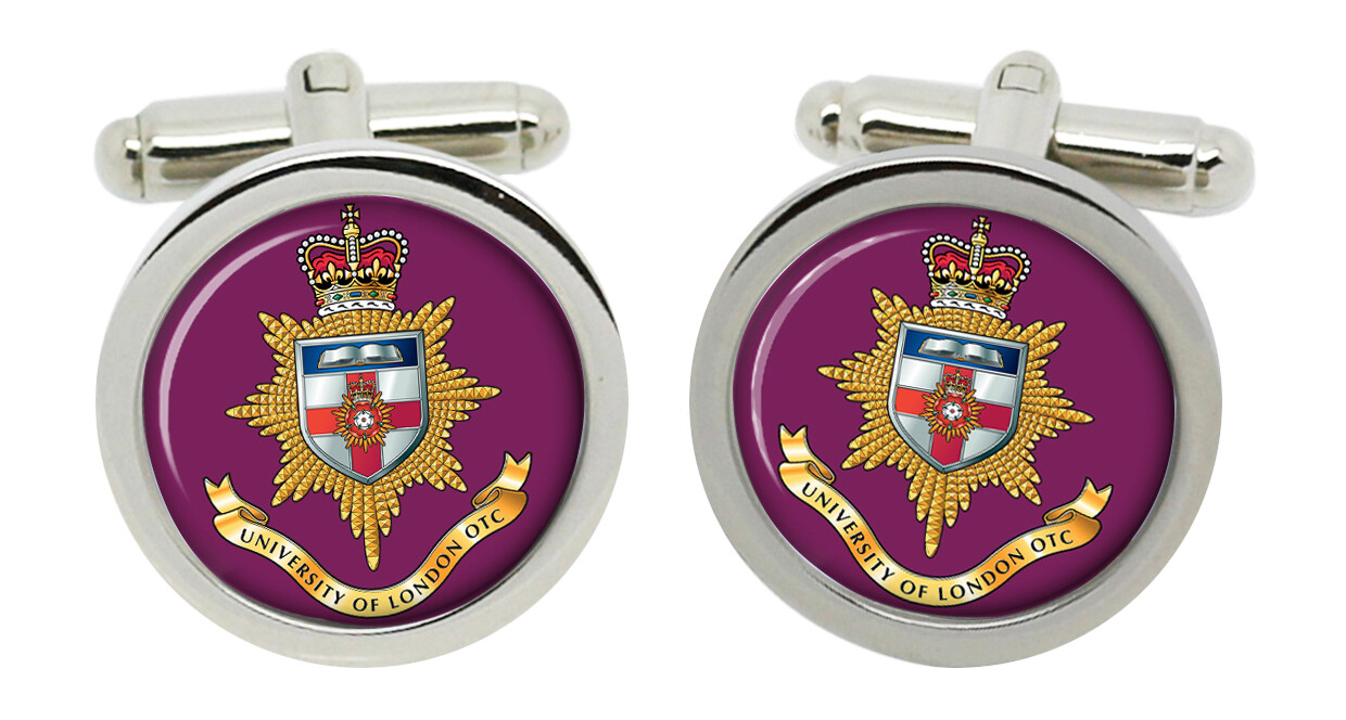 University of London OTC, British Army Cufflinks in Box
