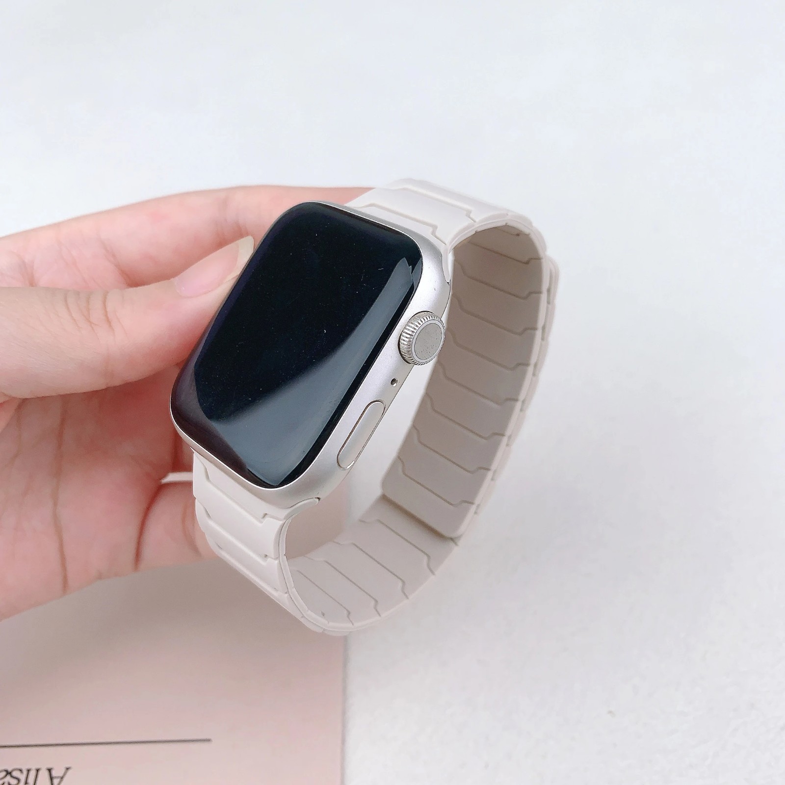 Magnetic Strap For iWatch Ultra 2 Series 10 9 8 7 SE 6 5 Silicone iWatch Band