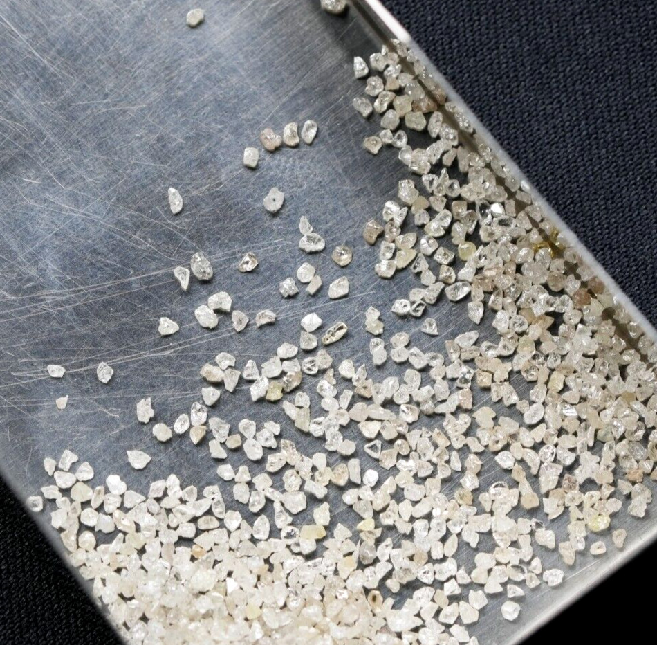 1.00 Carat Silver White Mix Uncut Small Natural Loose Rough Diamonds
