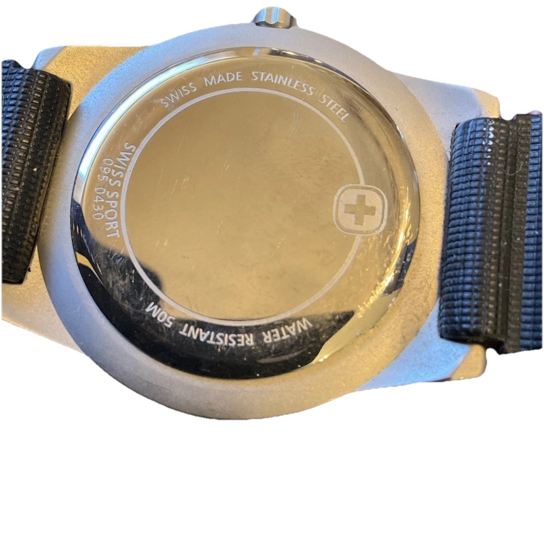 Vintage Swiss Sports Military Field Watch 095.0430 Luminous Dial, Diver Bezel