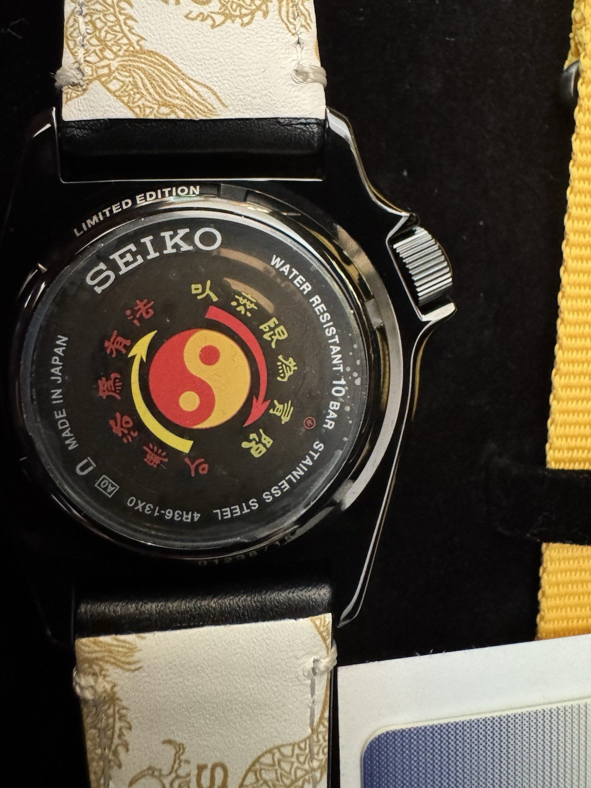 SEIKO 5 Sports Watch SRPK39 Bruce Lee Limited Edition 1238. Never Worn