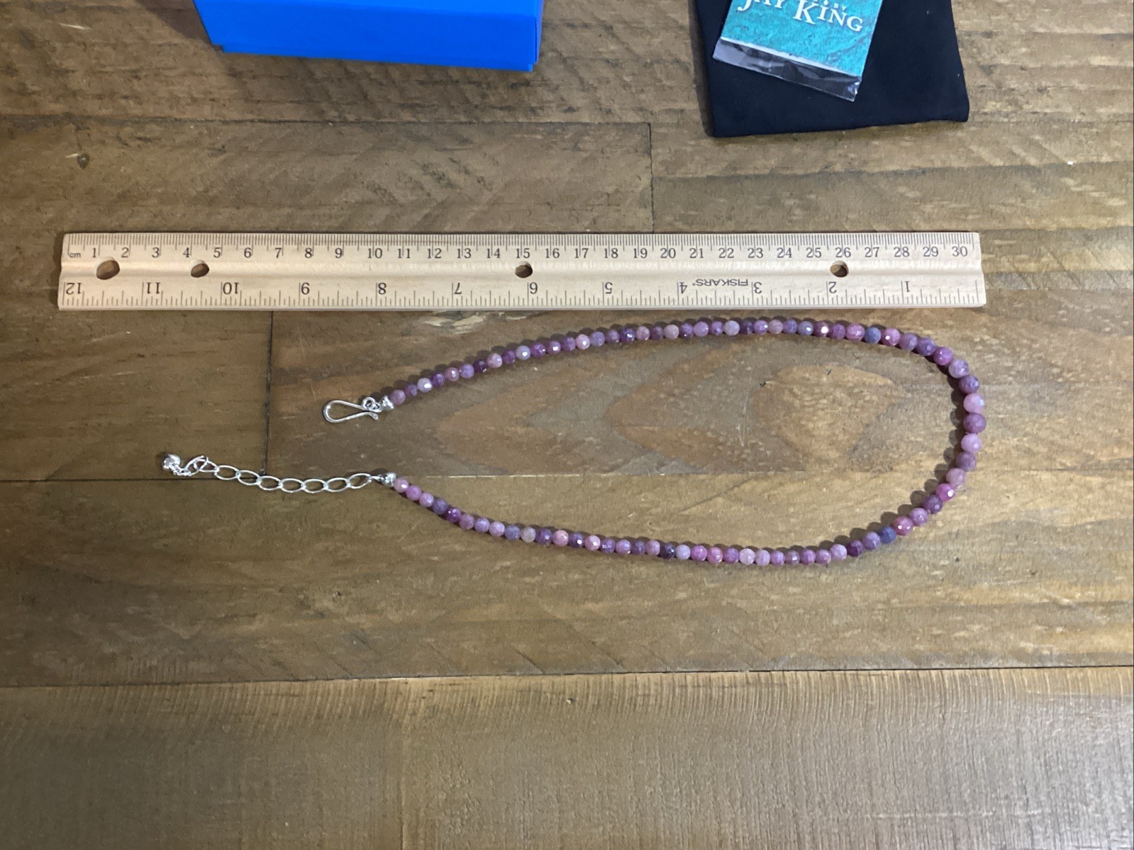 Mine Finds by Jay King DTR 925 Sterling Purple Beaded Necklace