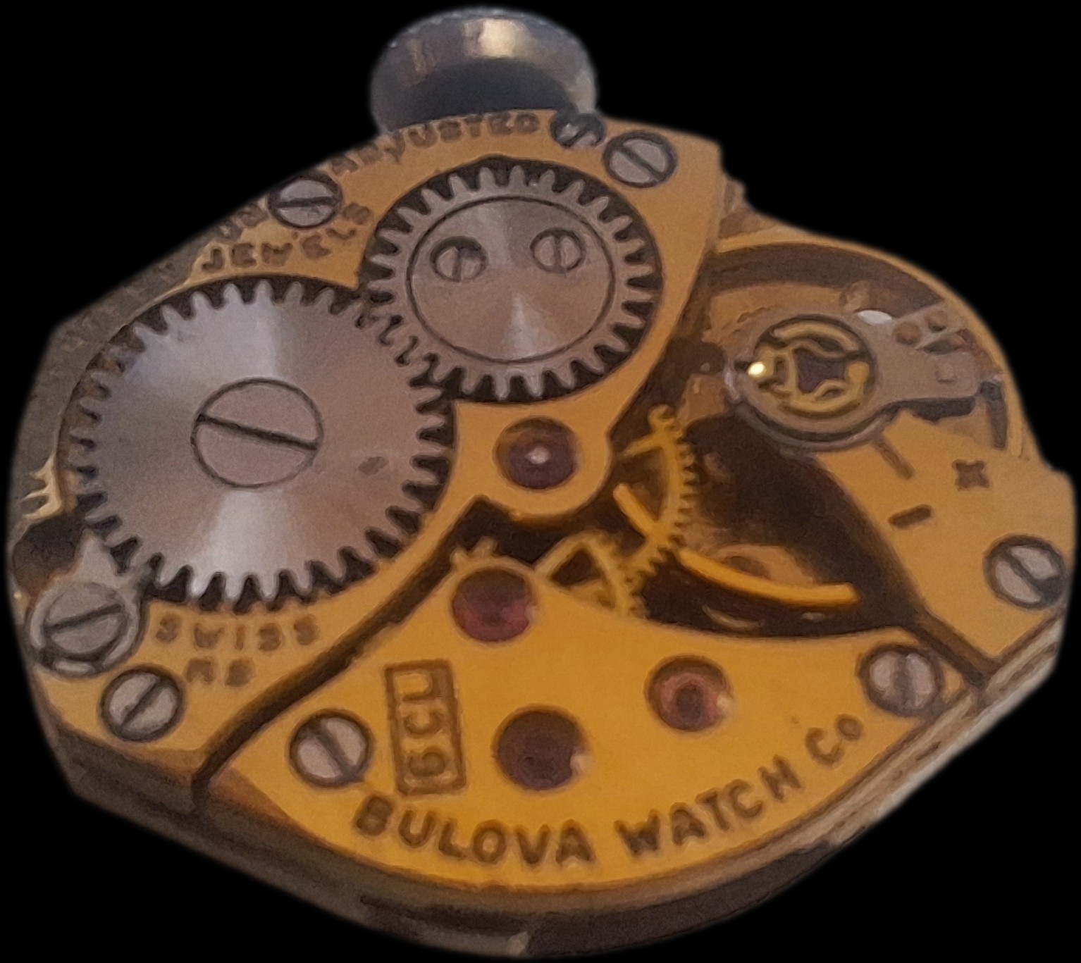 Vintage 1968 Bulova Ladies 10K RGP Watch 6CL 17J Fan Lugs Speidel Band RUNNING