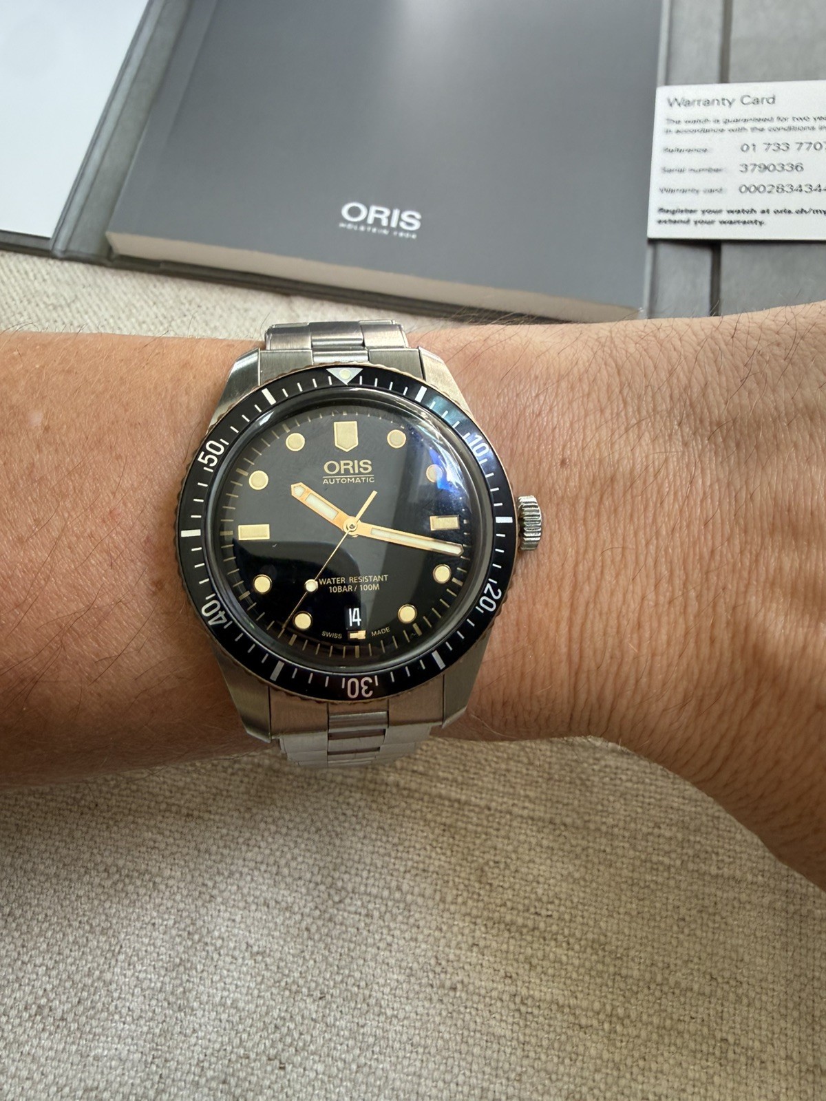 Limited Edition ORIS 65 Bronze Bezel 40mm STAINLESS STEEL/BRONZE BLK MEN’S Watch