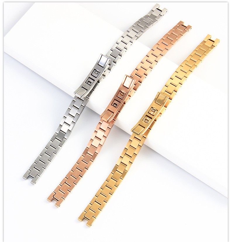 High End Notch Solid Stainless Steel Watch Band Strap 10mm for Gucci with Tools