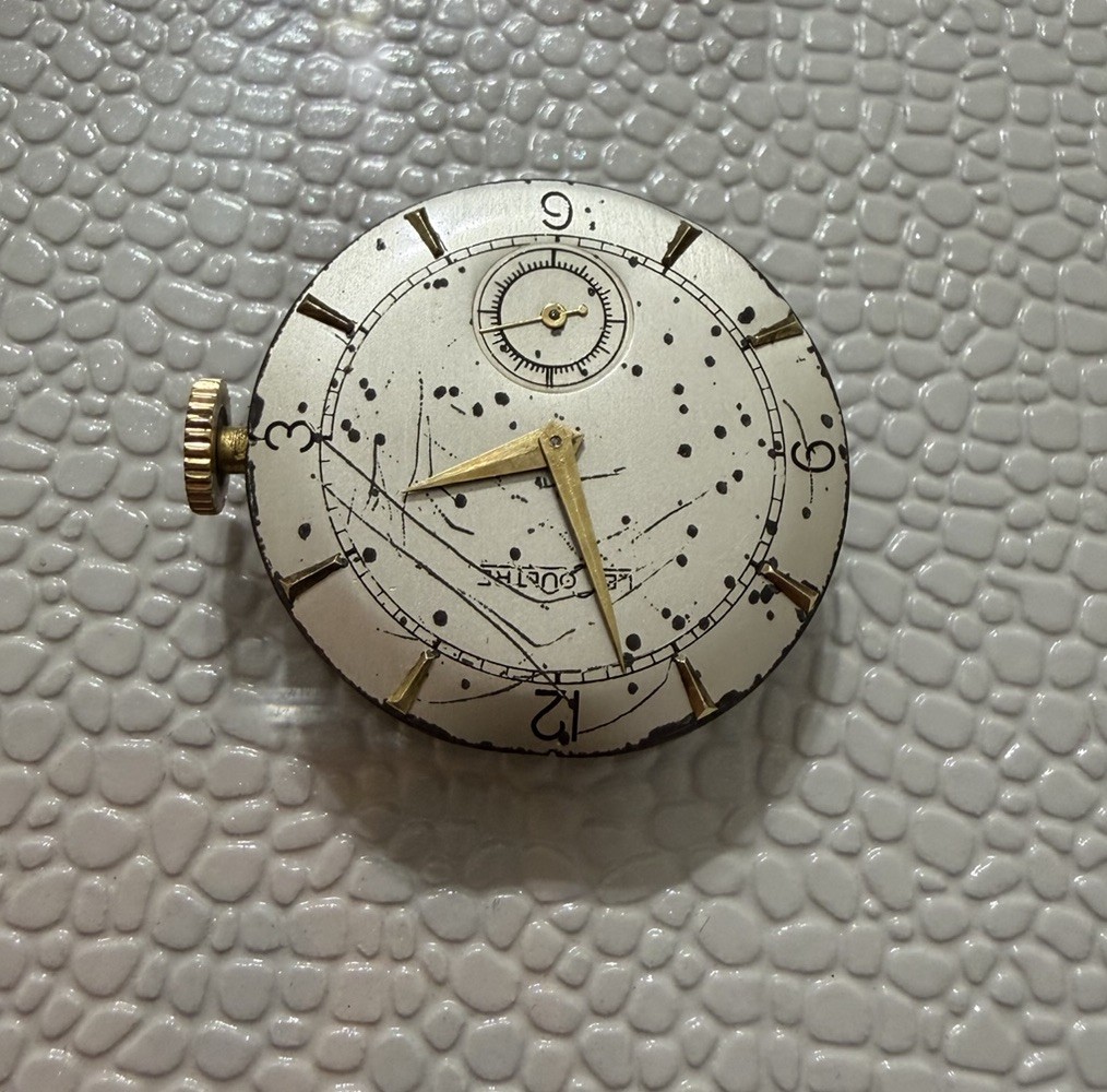 LeCoultre Watch Movement For Parts UNTESTED