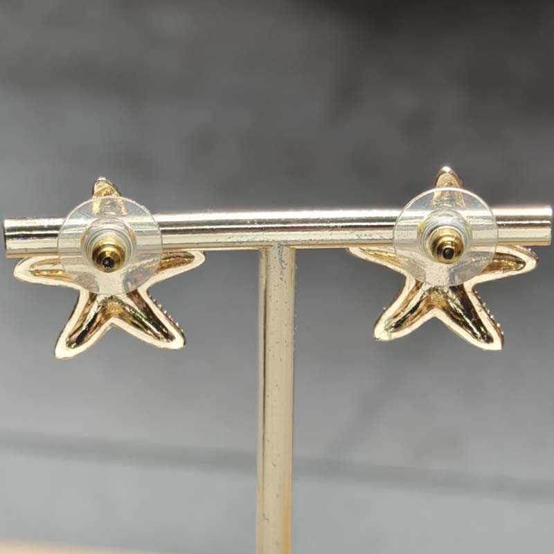 New Talbots Sea-Themed Starfish Stud Earrings Chic Women Party Vacation Jewelry