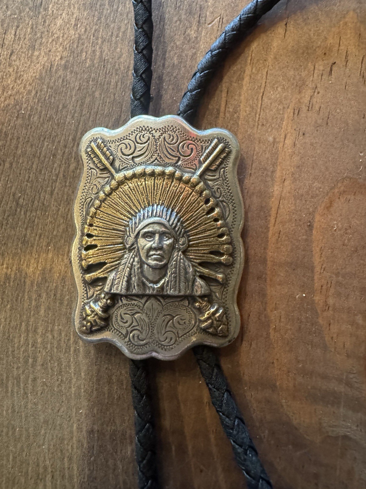 Chief Sitting Bull Sioux Native American Leader Bolo Tie Ivan