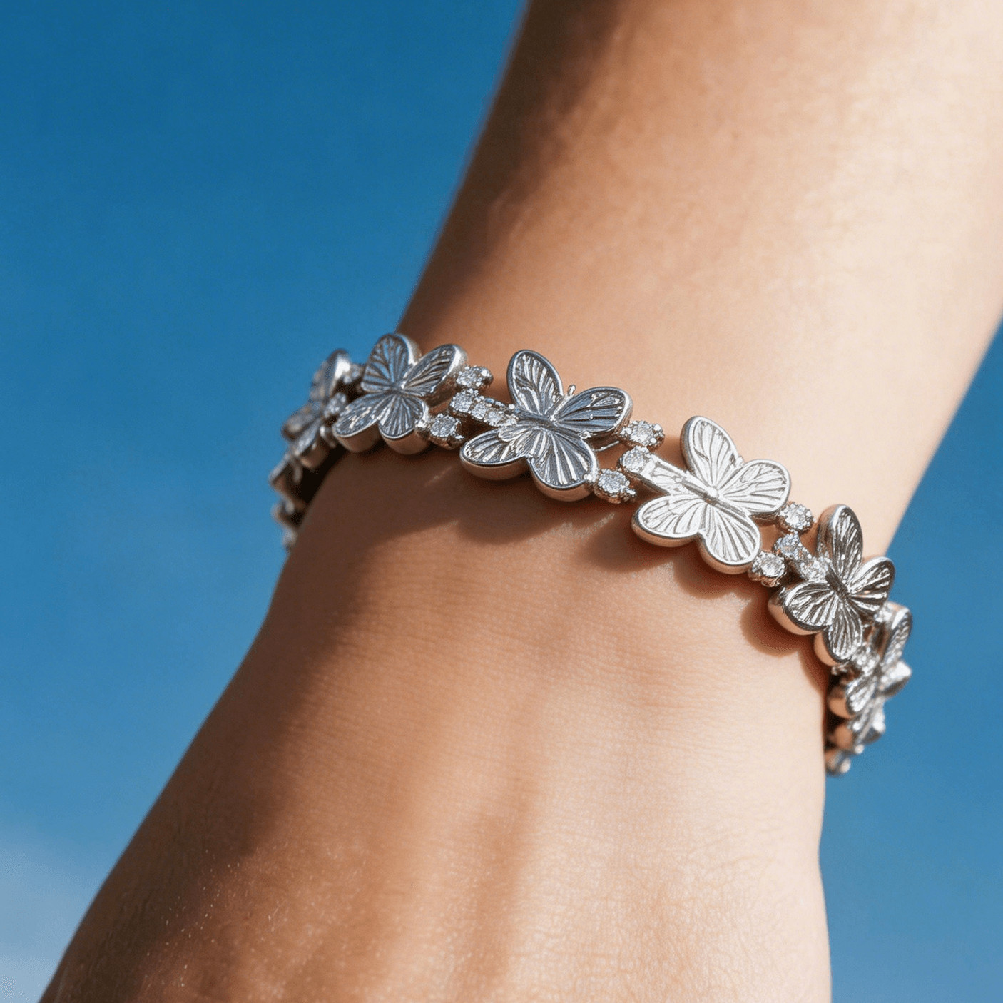 GMOX-Woman Butterfly Copper Bracelet Luxury&Elegance|Couple Magnetic Bracelet