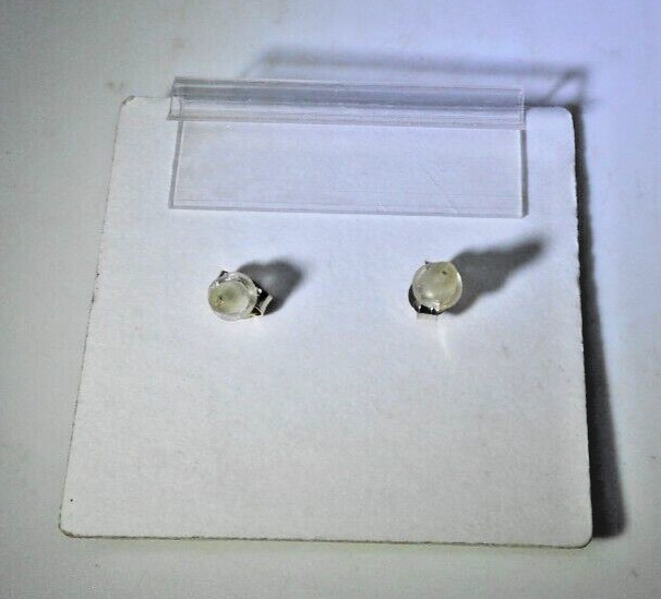 Vintage YAM Israel Flora Earrings Sterling Silver CZ’s NOS NWT
