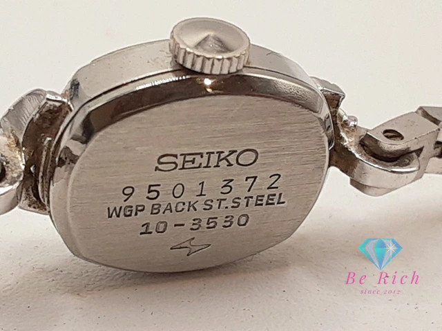 [A1R] Seiko Solar 21 Jewels 10-3530 Cushion Square Manual Wind JDM [r3s]