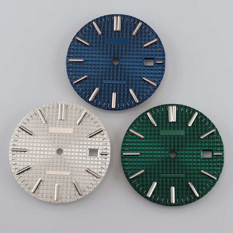 31.8mm Watch Dial Textured Face For Seiko NH35 Automatic Movement Mod Parts