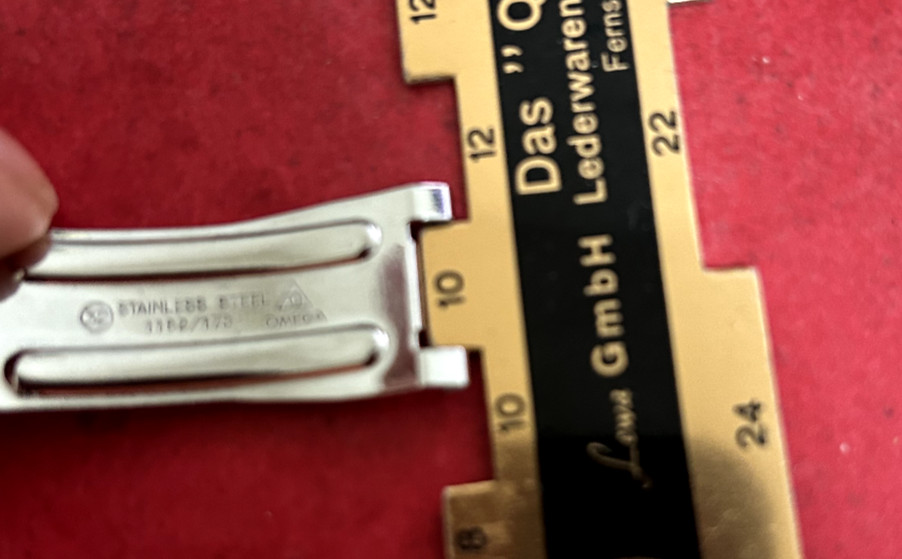 Omega Speedmaster Insert buckle stainless steel ref 1162/173 unused (173)