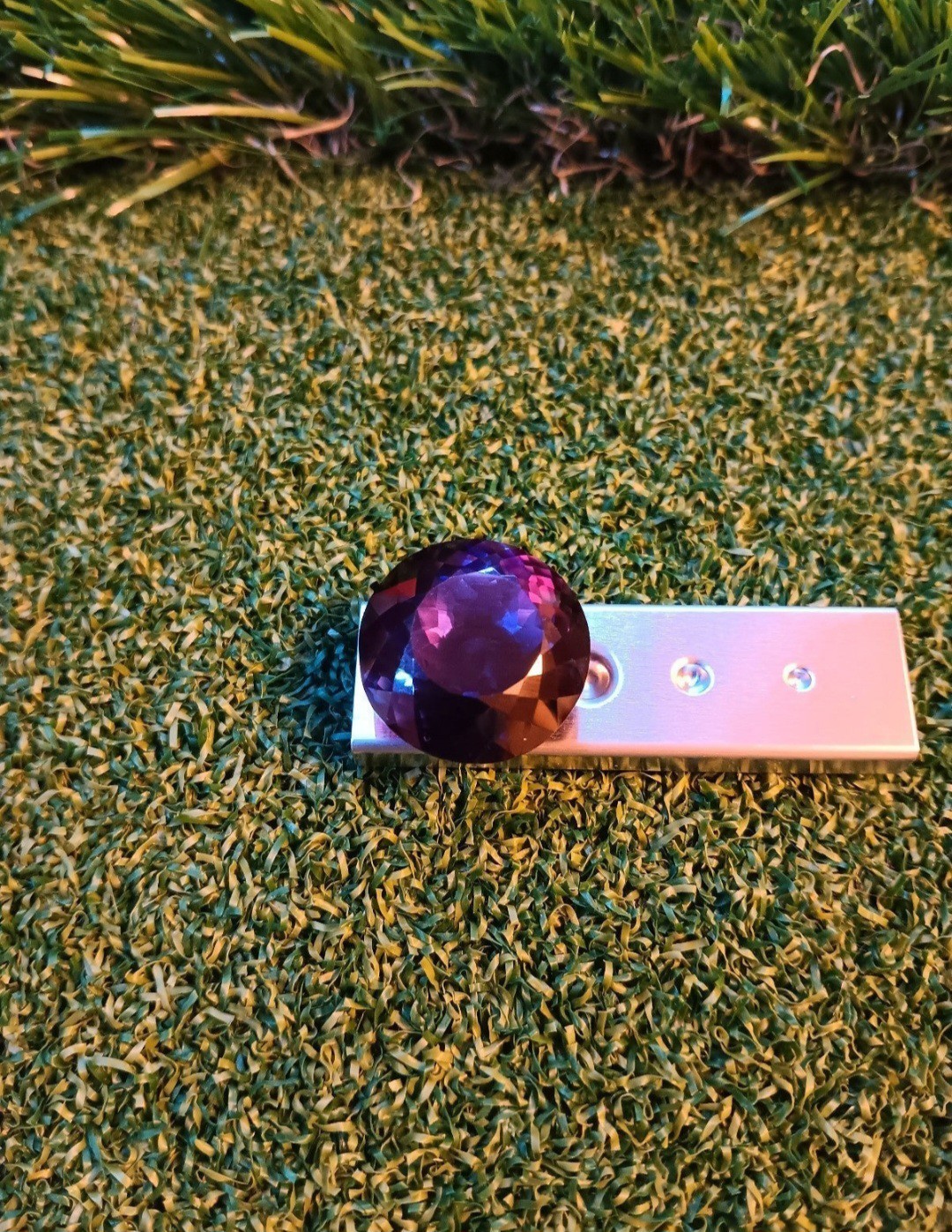 Natural 35.55 Ct Boysenberry Sapphire Treated Gemstone (Sri Lanka)