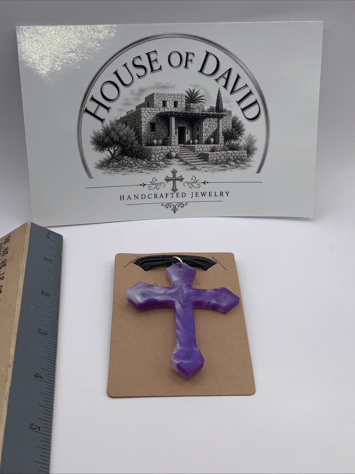 House Of David Handmade Cross Necklace Royally Divine